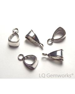 5 pieces STERLING SILVER 17mm BAIL #B11