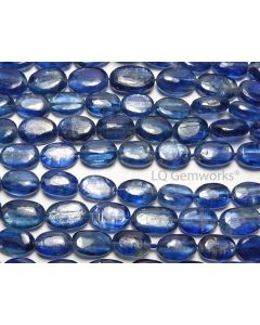 13.5" Strand BLUE KYANITE 8-9mm Oval Beads AAA NATURAL /o1