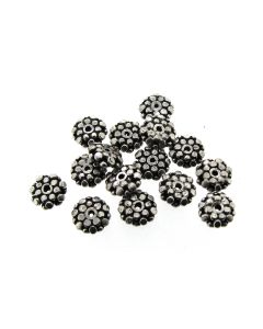 15 Bali Sterling Silver 7mm DAISY SPACER BEADS #908