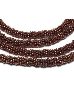 16" Str ANTIQUED COPPER 6mm Daisy Spacer Beads