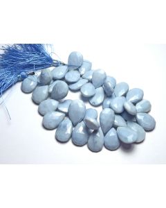 7.5" Strand PERUVIAN BLUE OPAL 17-19mm Teardrop Beads /T2