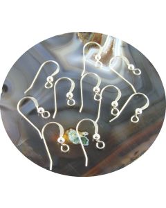 FINDINGS: 100 Sterling Silver Earring Hook Wires
