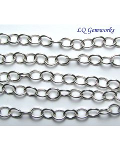 2 ft. SILVER FILLED 7.4mm Cable Chain /F25