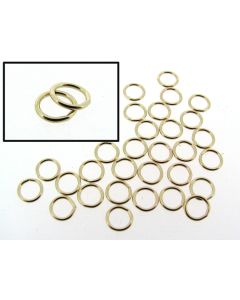 50 each 14k GOLD FILLED 4mm CLOSED JUMP RINGS