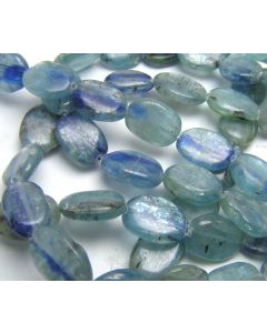 16" Strand BLUE KYANITE 10x14mm Oval Beads